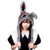 Flapping Horror Gray Hat, Cosplay, Halloween, Rabbit, Unisex,