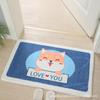 Cartoon-Style Plush Bathroom Mat – Thick, Absorbent, Soft Floor Carpet for Cloakroom Entrance