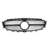 Diamond Style Front Grille Grill Gloss Black Fit for W213 2016‑2019