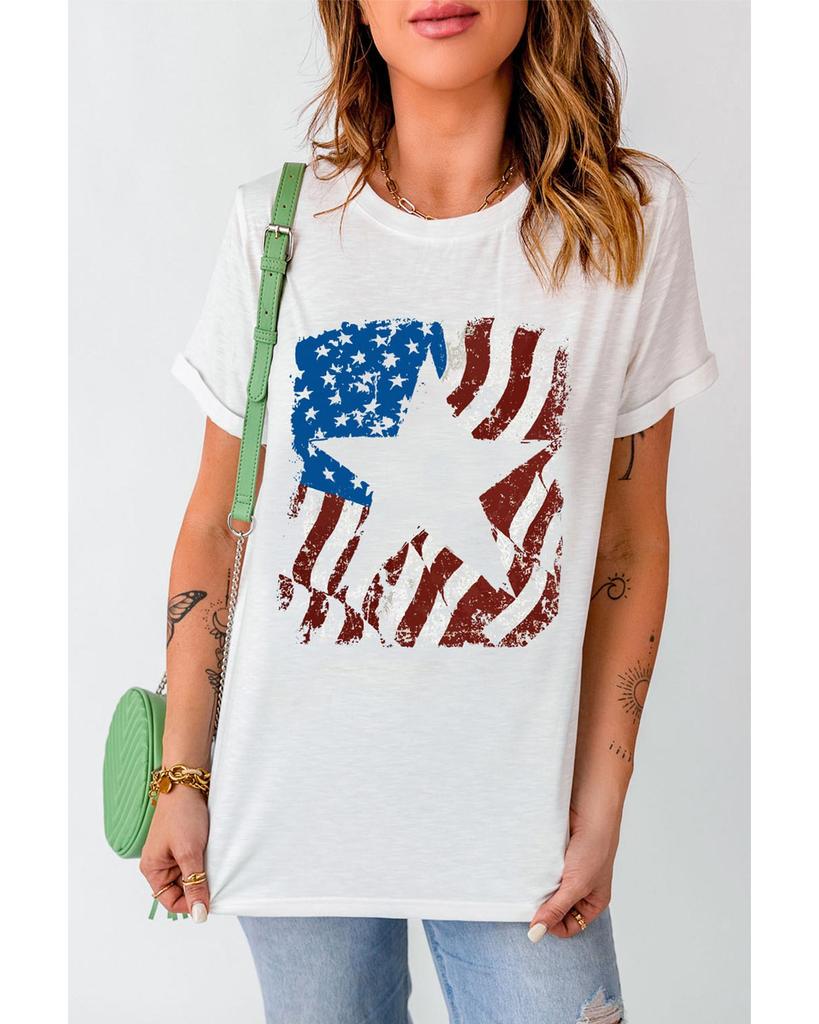 Azura Exchange Футболка с круглым вырезом и графическим принтом