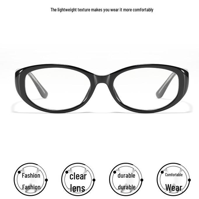 83001 Сверхлегкая ретро оправа для очков из TR90, Готовая для миопии, Защита от синего света, с вставными дужками