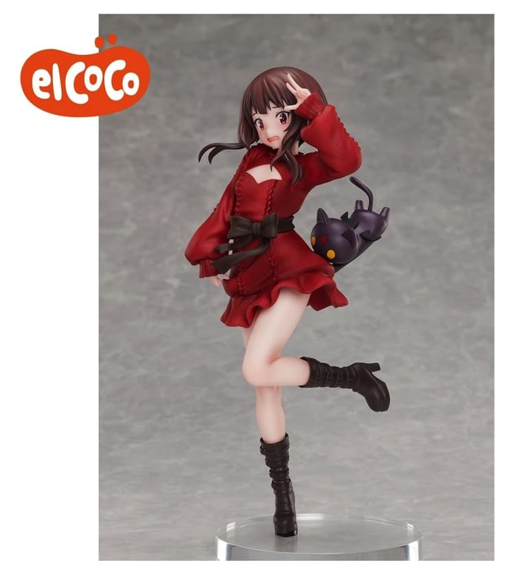 Фигурка Мегумин в масштабе 1/7 "KonoSuba": Божьего благословения в этом прекрасном мире!" 3 фигурки, примерно 21,5 см