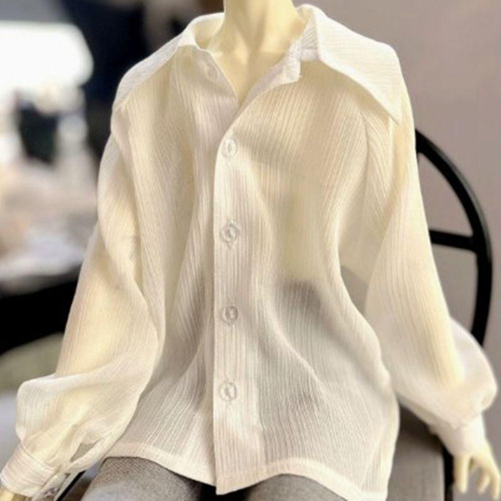 Casual Wears Long Sleeve Shirt for 1/3 1/4 1/6 BJD 30/45/60cm Dolls
