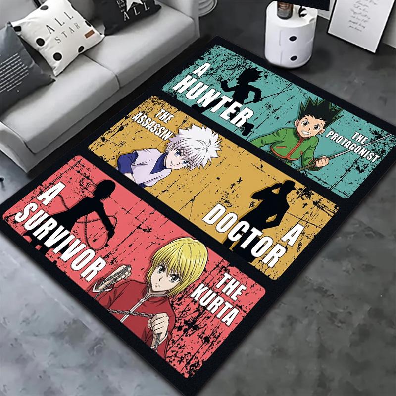 Hunter X Hunter Carpet Rug For Living Room Bedroom Home Sofa Decoration Kids Play Nonslip Floor Mat
