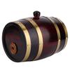 1.5L Vintage Oak Wooden Wine Barrel Keg Bucket Brewing Accessories for Home Use