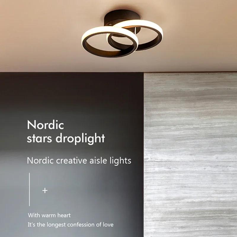 Современный светодиодный потолочный светильник для коридора, лестницы, входа, чердака, квадратной кухни, внутреннего освещения в стиле минимализма, декора комнаты