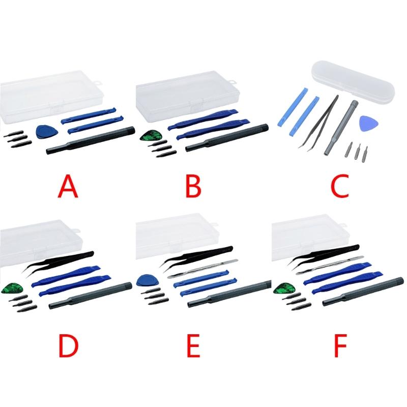 8/9/10Pcs Spudgers Tools Screwdriver Pry-Bar PH000 PH00 PH0 Triangle Picks Console Repairing Tools Set for Steam Deck