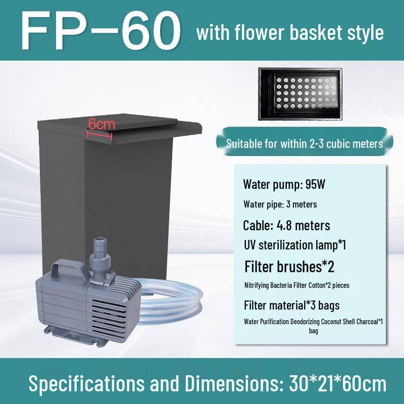 Fish Pond Water Filtration and Circulation System