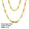 ORSA JEWELS Итальянская стерлинговая серебряная цепочка Figaro с алмазной огранкой S925 Серебряное ювелирное изделие для мужчин и женщин SC34