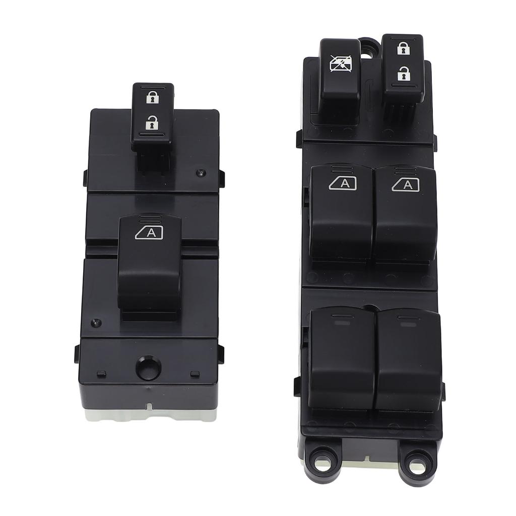 Master Power Window Switch 25401ZL10A 25411ZP80A Front Left and Right Side for Pathfinder 2007 2012 Left Hand Drive