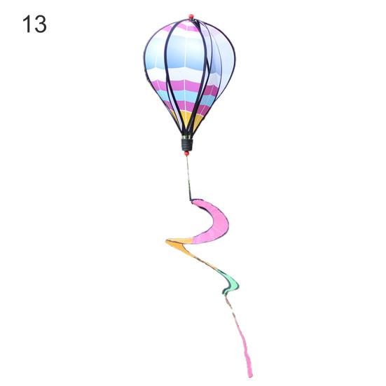 Fashion Tops Sequin Wind Spinner Funny Rotating Spiral Balloon Windmill Ornament for Decoration