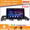 Car Radio For Mazda 6 Mazda6 III 3 GJ GL 2015 - 2018 Android Auto Carplay Navigation Multimedia Stereo Player WIFI 2 Din DVD