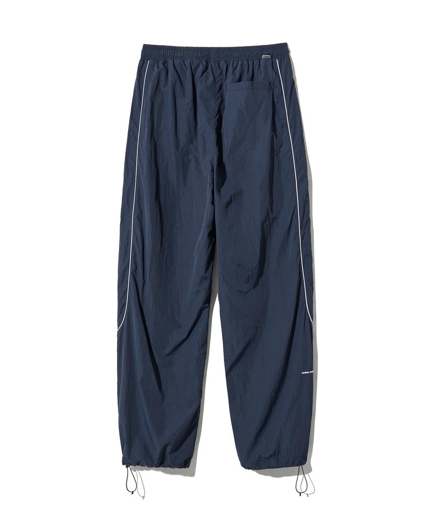 PHYPS MOTORCYCLE Basic Logo Nylon Track Pants Navy