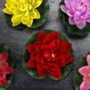 Растения Зеленые Листья Домашний Декор Симуляция Кувшинка Искусственный Цветок Лотоса Искусственные Растения