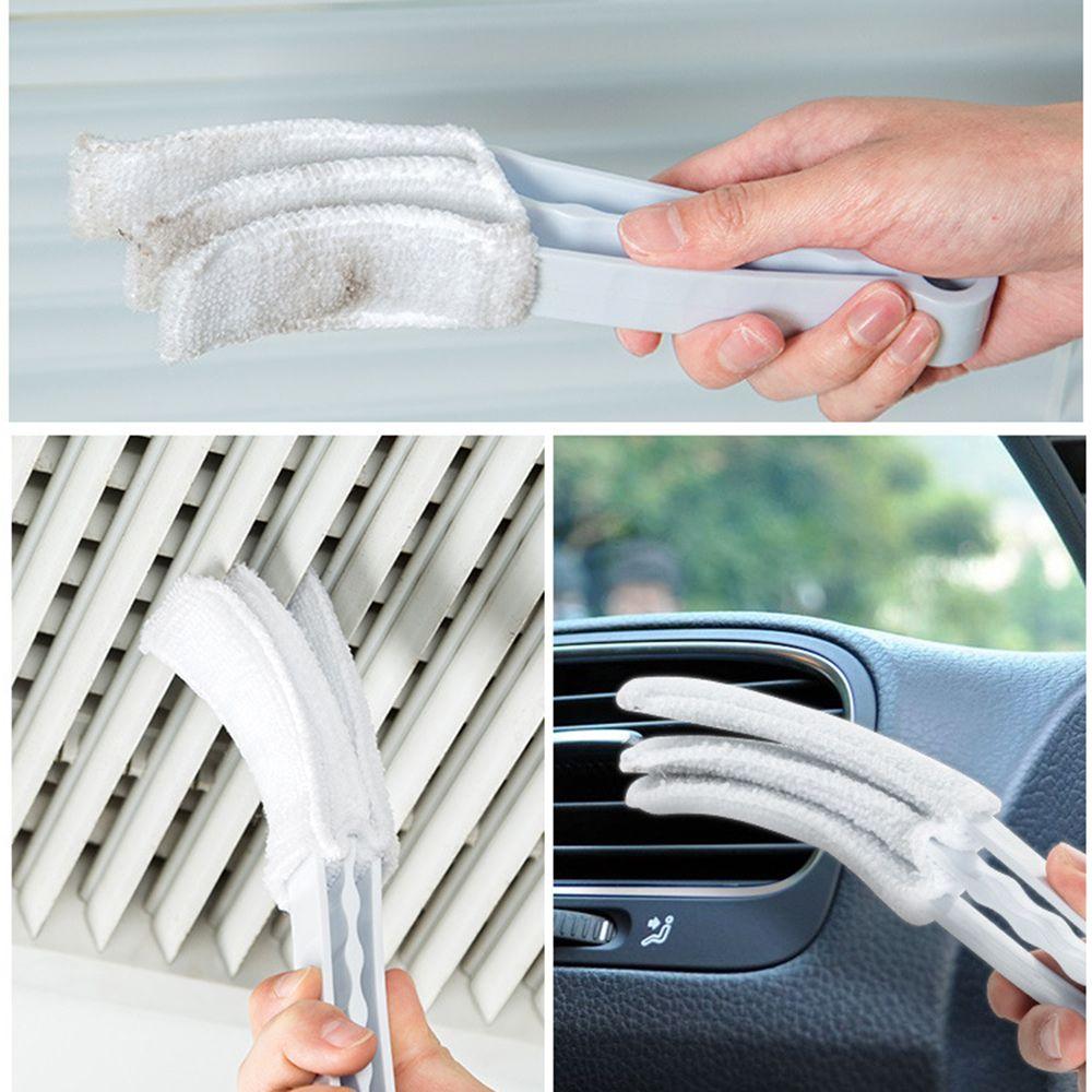 Инструмент Микрофибра Тряпка для уборки венецианских жалюзи Щетка-зажим Бытовая Съемная