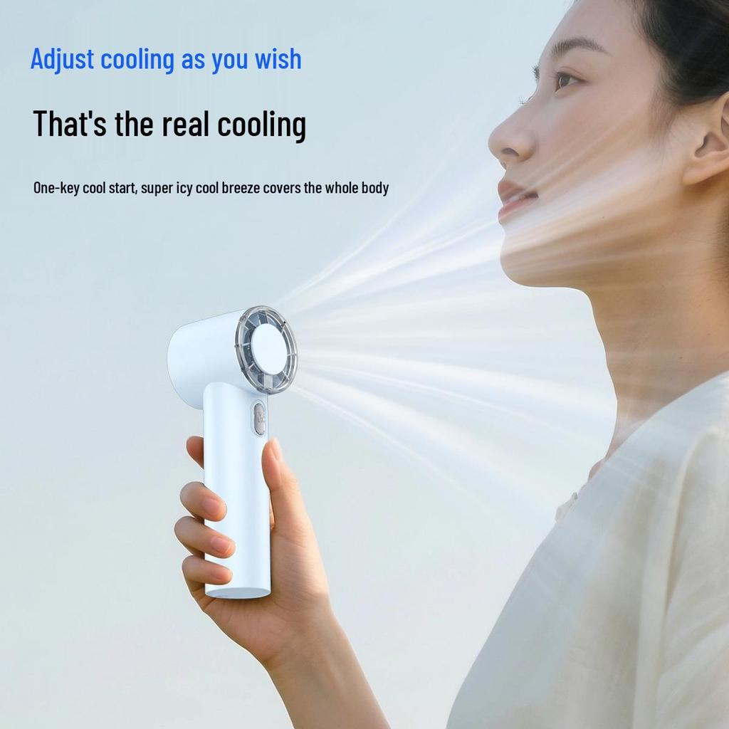 T360 Mini Portable Handheld Fan with Ultra-Long Battery & High-Speed Turbo