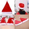 Premium Red Short Plush Santa Hat For Kids And Adults Perfect For Christmas Festivities