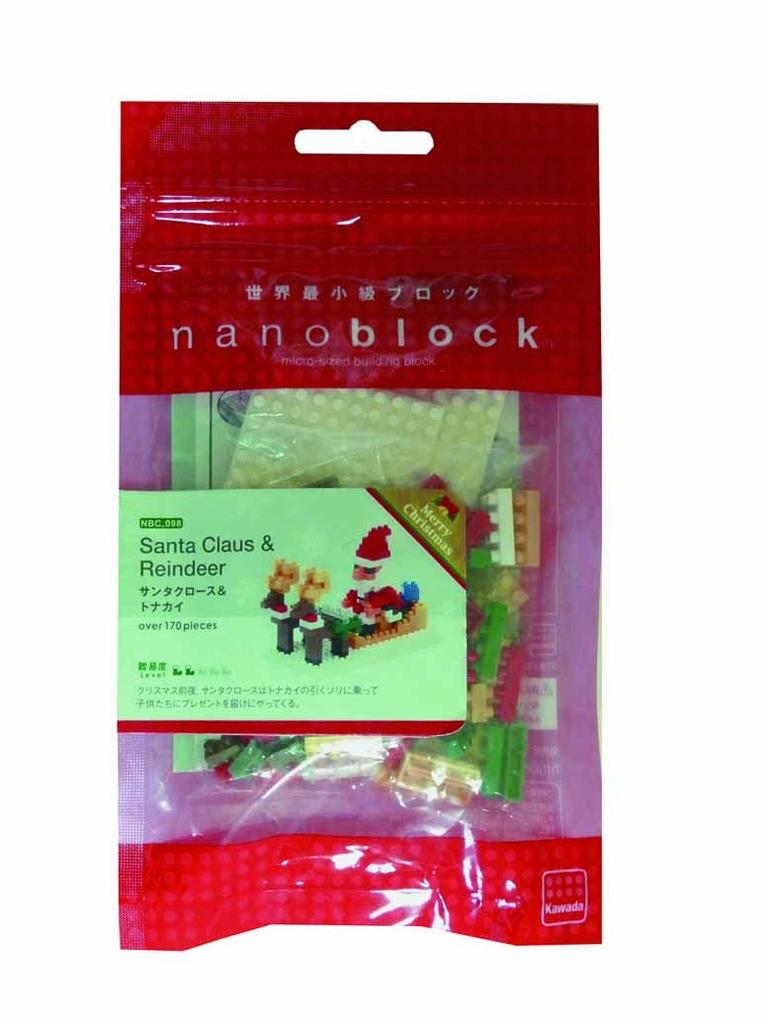 Наноблок Санта-Клаус и олени 2013 NBC-098