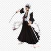 Kenpachi Zaraki Byakuya Kuchiki Anime Lron On Patches For Clothes Bag Tshirt Heat Transfer Stickers Stripes Appliques