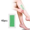 40x восковые полоски для удаления волос, двухсторонняя восковая бумага, полоски для удаления домашнего воска, набор для тела, губ, бровей, подмышек, лица, бикини