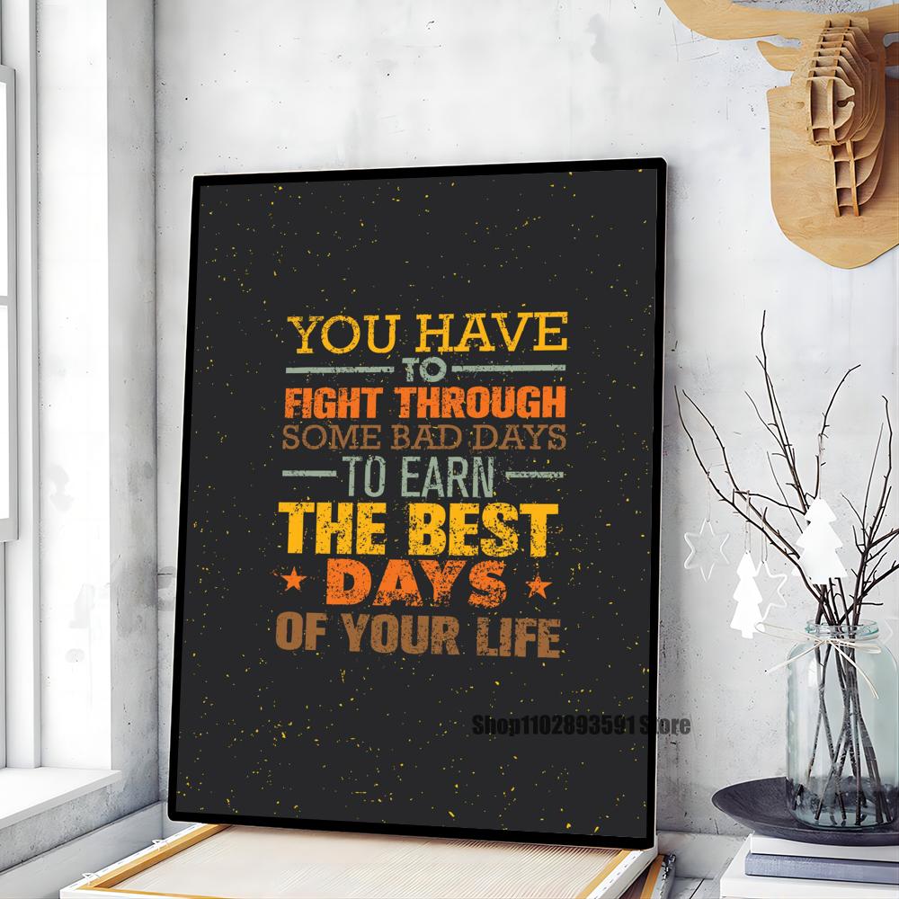 1 шт. Grind Hustle Success Мотивационный постер Бумага для печати Главная Спальня Вход Бар Кафе Искусство Живопись Украшения