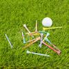 20Pcs Wooden Golf Tees High Stability Lightweight Portable Not Easily Deformed Unbreakable Colorful Golf Tees