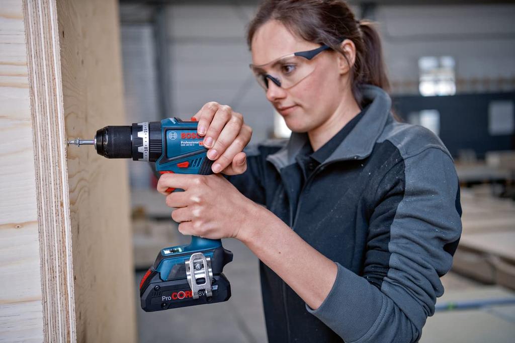 Bosch Professional 18 В беспроводной вибродрайвер 2 кейса для переноски (5.0 Ач штук, зарядное устройство в комплекте) ГСБ18В-90С