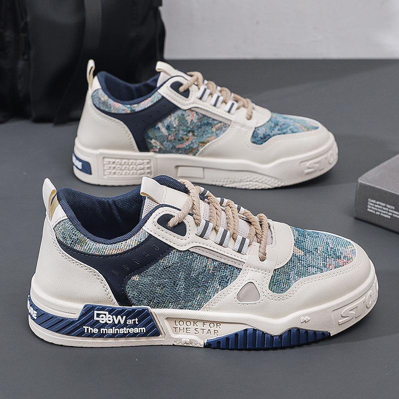 Designer Men Casual Shoes Spring Platform Sneakers for Men Lightweight Walking Shoes Trendy Male Jogging Vulcanized Shoes