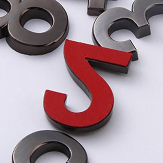 Адрес Номер Самоклеящиеся Коррозионно-стойкие ABS 0-9 3D Цифры Дверные Таблички для Дома