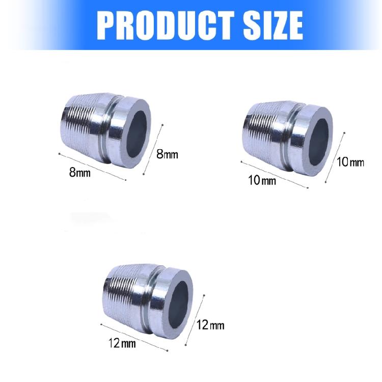 Противоскользящие клинья для крепления рукоятки молотка из нержавеющей стали 3 размера 8 мм 10 мм 12 мм Аксессуары для стабилизации рукоятки топора