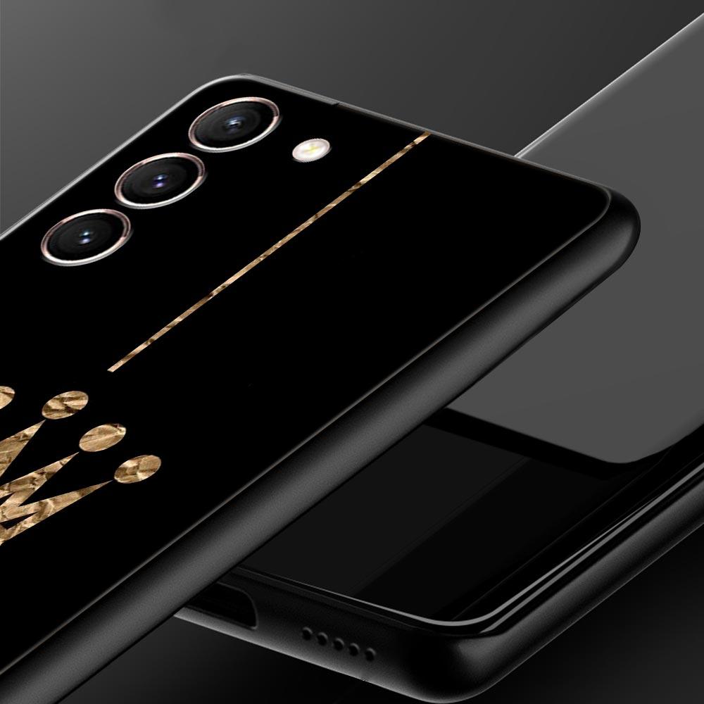 Мягкий чехол для телефона King Queen Lovers Couple для Samsung Galaxy S23 S22 S21 S20 FE Ultra 5G S10 S10E S9 S8 Plus 10 20, чехол-бампер