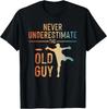 Disc Golf Art for Men Grandpa Disc Golfer Disc Golf Player T-Shirt