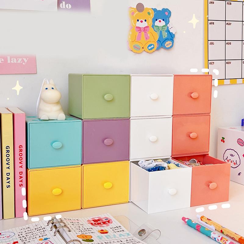 Настольный квадратный ящик для хранения макарон Ящик для хранения Комбинированный ящик для хранения строительных блоков Ящик для хранения косметики Ящик для хранения ювелирных изделий