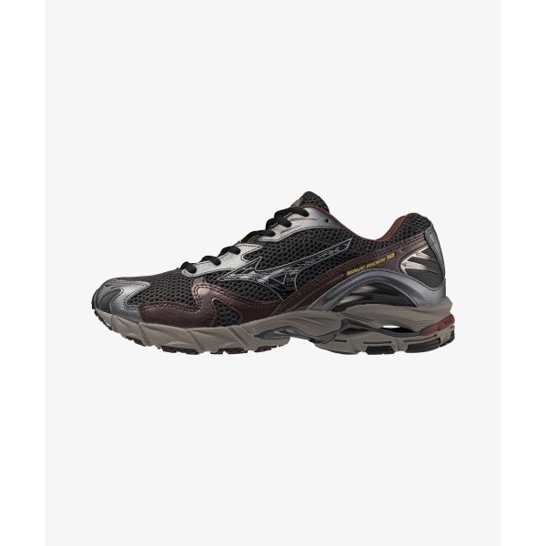 Mizuno Кроссовки Wave Rider 10 Черно-коричневые Унисекс D1GA243112