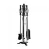 Leecroft Cage Handle Companion Set Black 27''