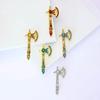 Personalized Creative Alloy Rhinestone Axe Brooch Domineering Retro Men'S Suit Coat Corsage Jewelry Pin