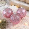 3 pcs/set Glitter Christmas Decoration Balls Multi-Color Xmas Tree Ornaments  Party Decor