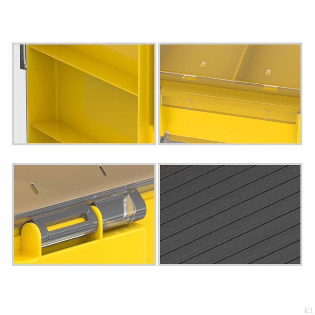 Органайзер-коробка с регулируемыми секциями для джиг-крючков для пресной и соленой воды