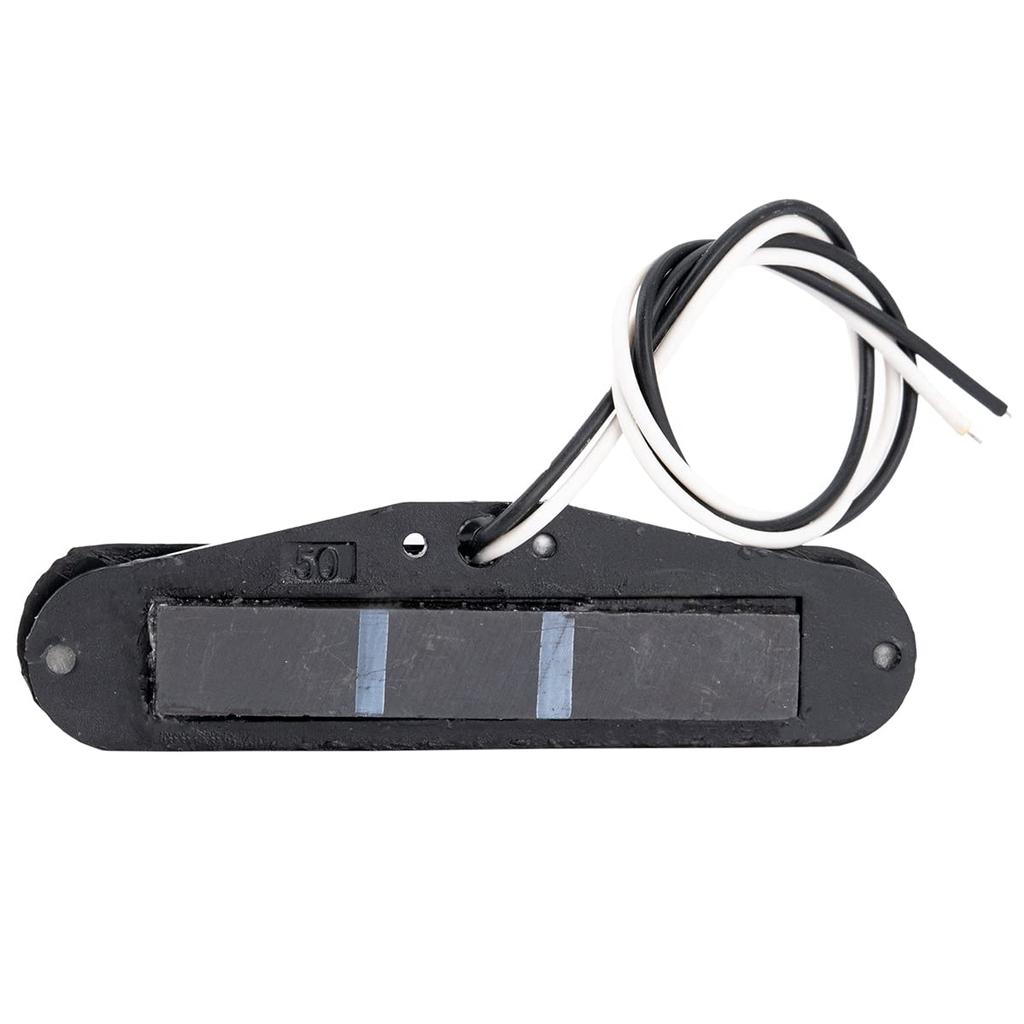 Musiclily Basic 50mm Ceramic Single Pickup Neck for Stratocaster Electric Guitar, Black