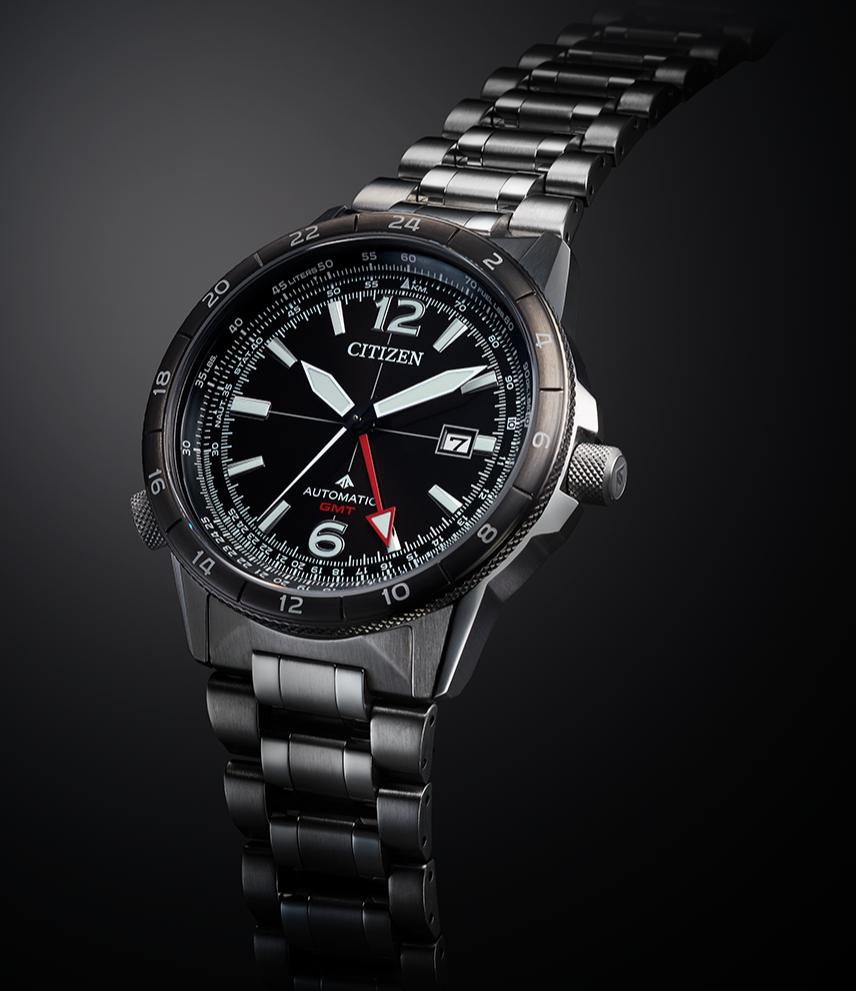 Citizen PROMASTER GMT NB6046-59E Автоматические мужские часы SS 200M