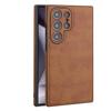  PU Leather Phone Case for Samsung Galaxy S26 Ultra S25 Plus S24, Shockproof Camera Lens Protection Back Cover
