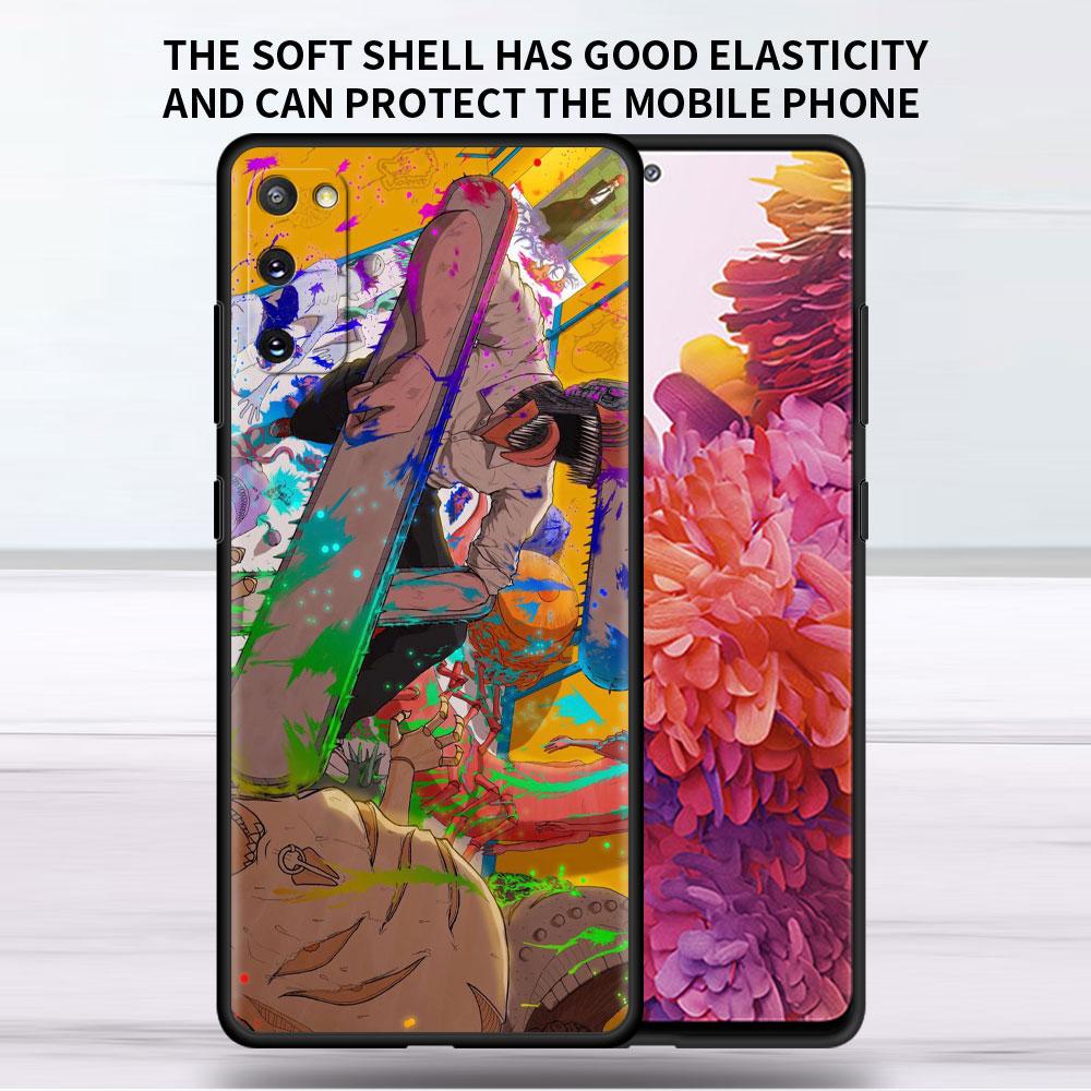 Case For Samsung Galaxy Note 20 Ultra 10 Plus Lite 9 8 A50 A70 A30 A20e A20 A40 A10 A10e A60 Phone Cover Manga Chainsaw Man Capa
