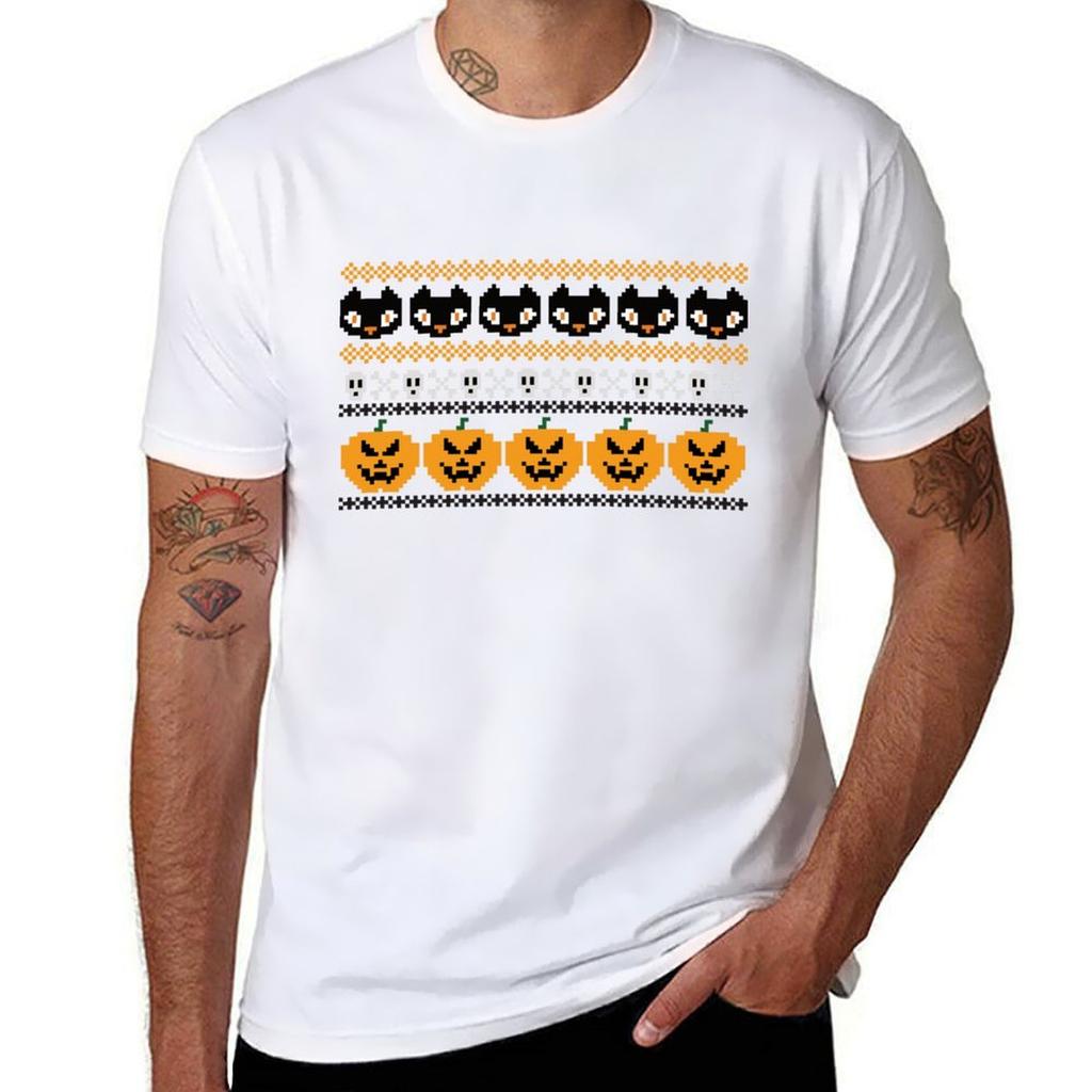 Halloween Sweater Print Tshirt Light Athletic Short Sleeve Tee Shirt Tshirt