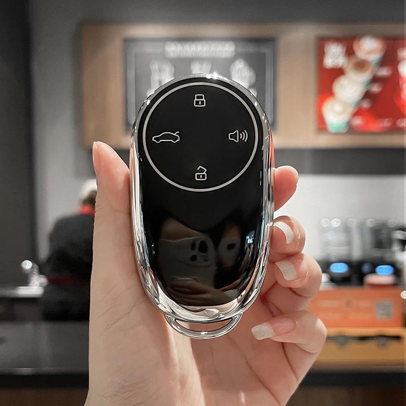 Neta X Key Case - Aya Frosted U High-End Pro Full Wrap V Shell with S Buckle for GT Car Interior Modification