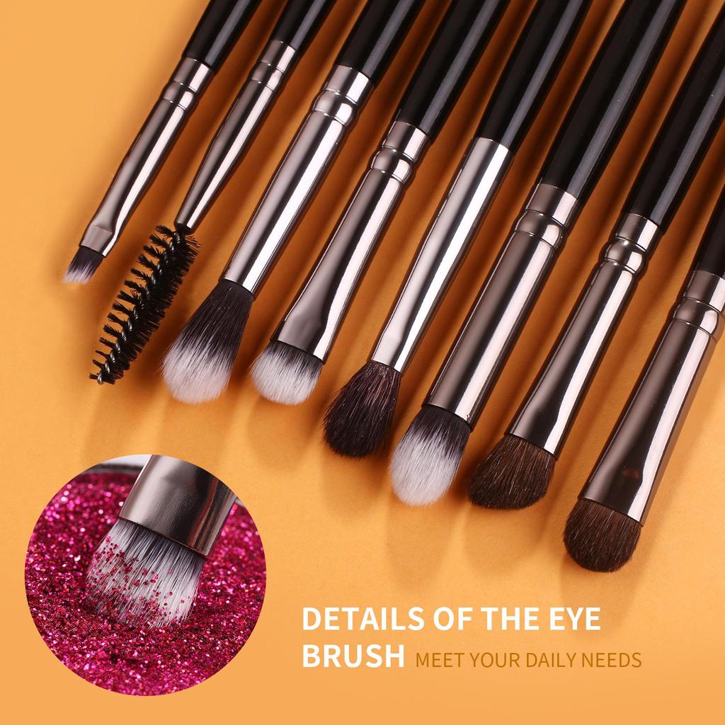 BEILI Профессиональный набор кистей для макияжа, 25/15 шт., премиальная синтетическая основа кабуки, пудра для лица, румяна, консилеры, тени для век, набор кистей для макияжа