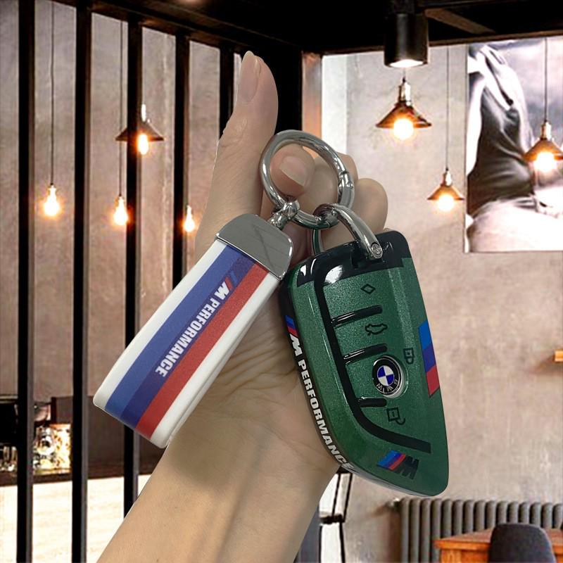 BMW X1/X3/X5/3 Series/iX3/325Li/530/320Li Key Case with Blade and Buckle for X2/X6