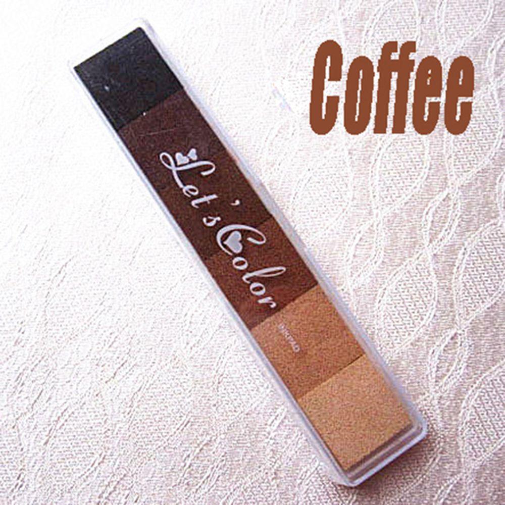 1 Pc Kids Toys Non-Toxic Gradient Color Ink Pad DIY Inkpad Rubber Stamp Oil Based Finger Print Nice Gift for Children Stamp