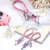Crystal Car Key Chains for Ladies Women Key Fob, Key Chain Ring Strap