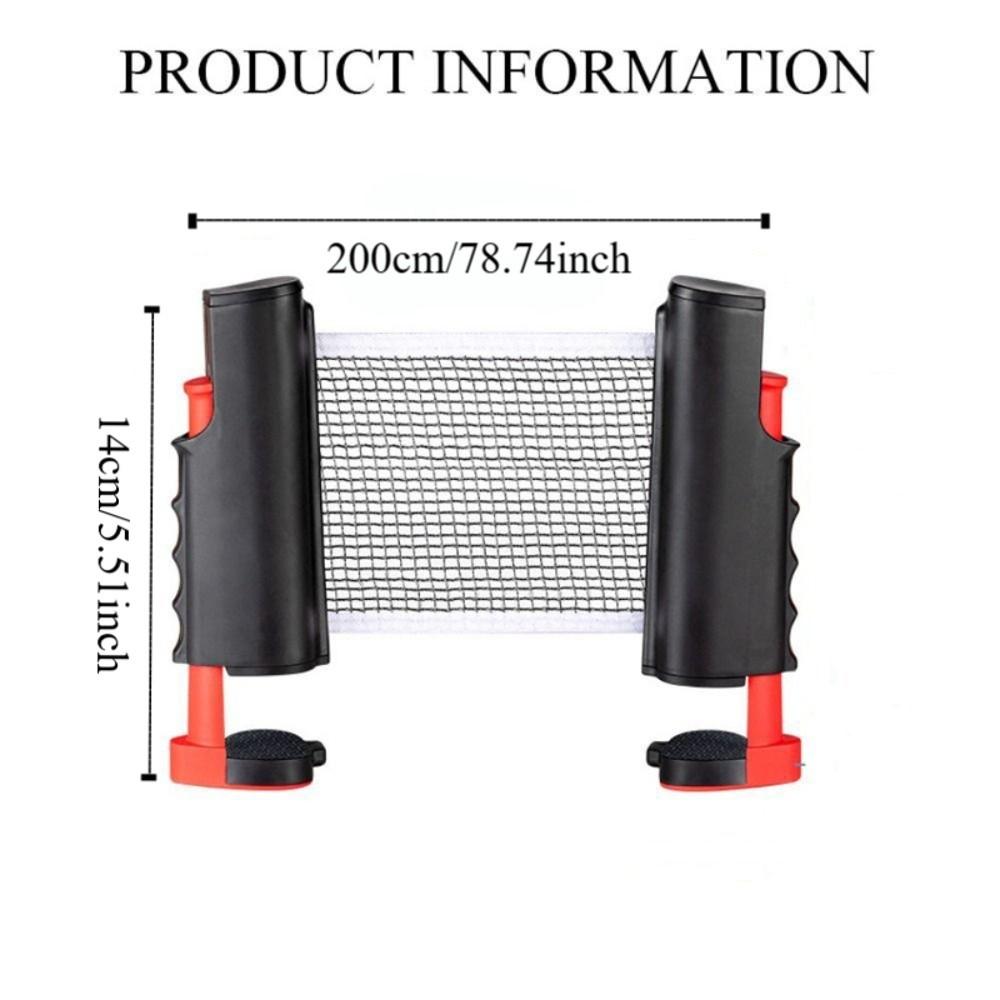 Stretchable Mesh Frame Ping Pong Post Net Net Rack Table Tennis Racquet Net Body Exercise