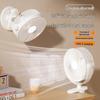360° Wide-Angle Adjustable Desktop Fan with Type-C Port